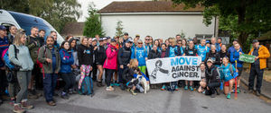 Last year's fundraising charity walk at Edale.