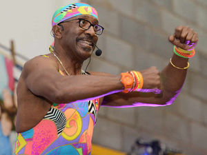 Supporting image for story: Mr Motivator leads Telford charity fitness class