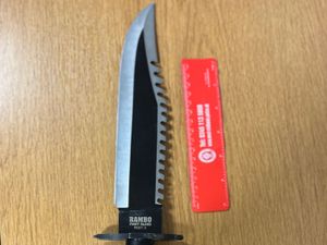 Supporting image for story: Huge knife and suspected drug driver off the streets after work by police