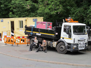 Supporting image for story: EU Referendum: Is this the most unusual polling booth in the country? Portable cabin used for Halesowen vote