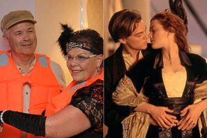 Supporting image for story: 'My Heart Will Go On' – couple go all out with Titanic theme for Shropshire wedding