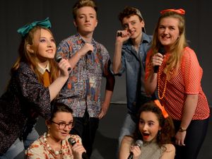 Supporting image for story: Telford school puts on 80s production