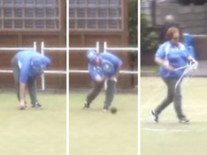 Supporting image for story: JAILED: Benefits fraudster was caught on camera playing bowls