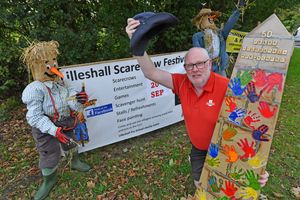 Village postman, Darren Morris, ahead of the return of Lilleshall Scarecrow Festival