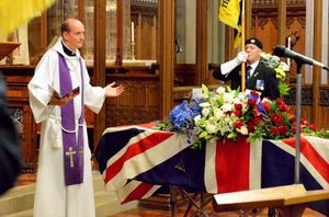 Bill Archer's funeral was at St Bartholomew's Church