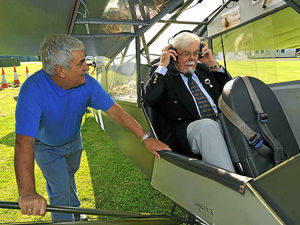 Supporting image for story: Veteran pilot reunited with aircraft of love