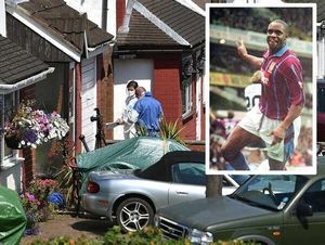 The scene in Trench, Telford, where Dalian Atkinson died