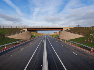 Supporting image for story: Drivers get first outing on brand new multi-million-pound road and motorway junction