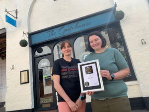 Laura (Left) & Tasha (Right) with their we'll-earned award!