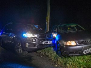 Supporting image for story: We ride shotgun for a police chase