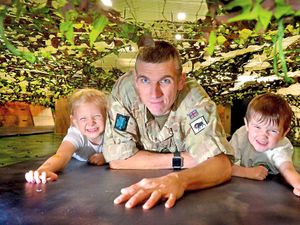 Supporting image for story: Shropshire youngsters and teachers complete army assault course for school funds