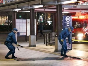 Supporting image for story: One person killed and two injured in stabbing outside train station in Japan