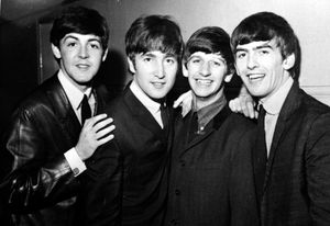 The Fab Four were among the famous guests.