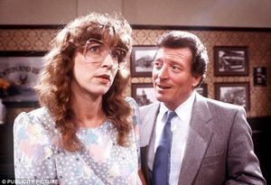 Mike Baldwin (Johnny Briggs) asks Deirdre Barlow (Anne Kirkbride)