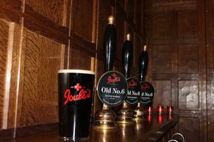 Beer taps at the Joule's brewhouse