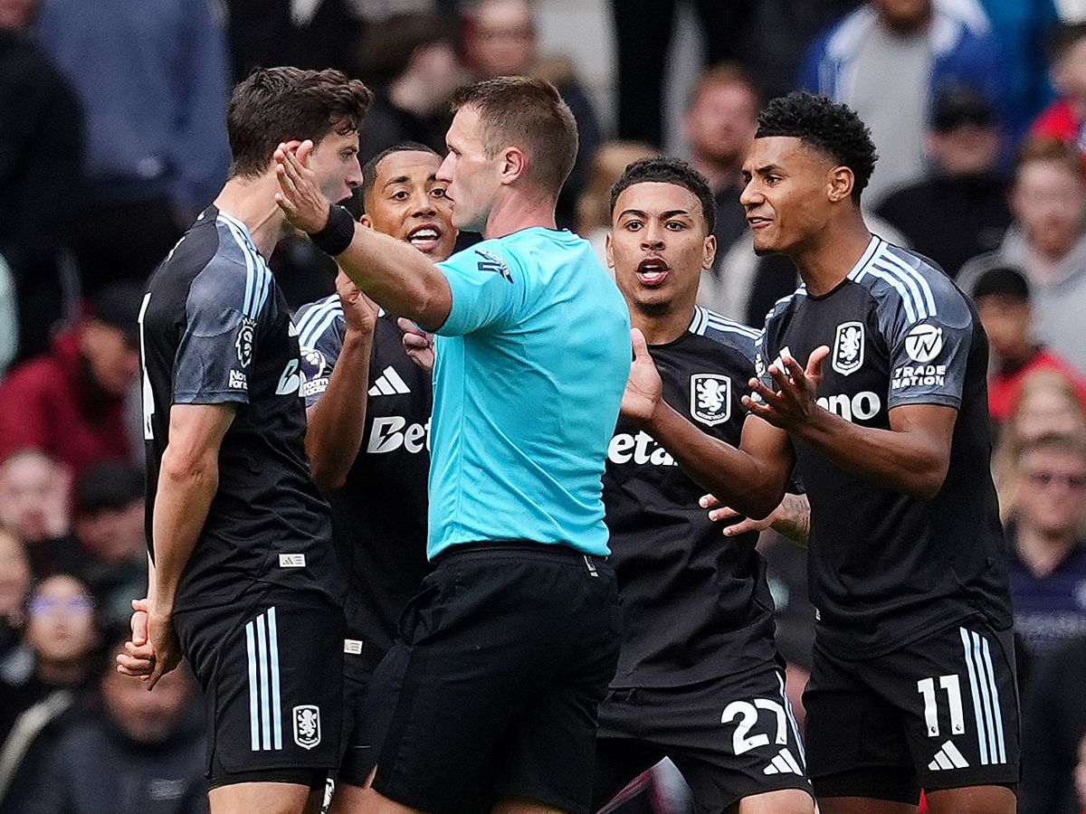 Aston Villa file complaint over choice of referee for Man Utd clash