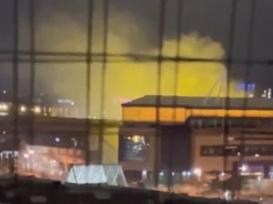 Supporting image for story: WATCH: Season ticket holder films Molineux blaze from nearby flat