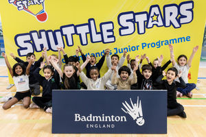 Over 100 school children enjoyed a day of badminton at the launch event