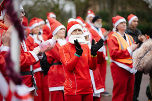 The Beacon Centre for the Blind’s 10th annual Santa Run. Photo: Nathan Styles Photography