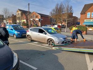 Supporting image for story: Police seize Ford vehicle suspected of being used for criminal activity from car park in Oswestry