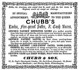 An advertisement in Melville's 1851 Wolverhampton Directory
