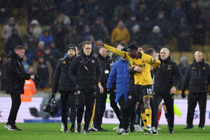 Tempers flare at full time as Wolves snatch a point (Photo by Brett Patzke - WWFC/Wolves via Getty Images)