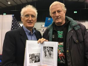 Bryan Wadie, left, with Arthur Browning