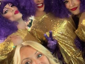 Supporting image for story: Globe Girls join Wolverhampton hairdresser as she celebrates 30 years in business in style