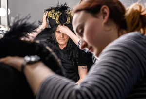 Behind the scenes of Peter Pan at Birmingham Hippodrome. Picture by Simon Hadley