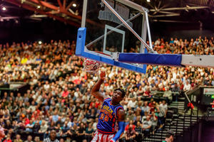 The Harlem Globetrotters in Birmingham. Credit: Chris Bowley
