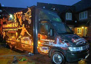 The Gaming2u truck takes the computer gaming experience to youngsters