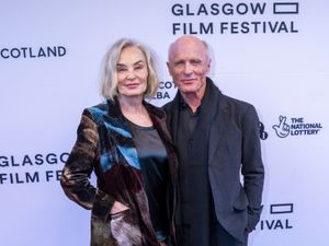 Jessica Lange and Ed Harris looking glamorous on the red carpet ahead of a film premiere