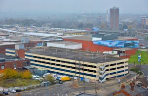 The multi-storey car park which once served Queens Square shopping centre, in West Bromwich, has now closed