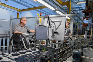 Screens have put in place to separate work stations