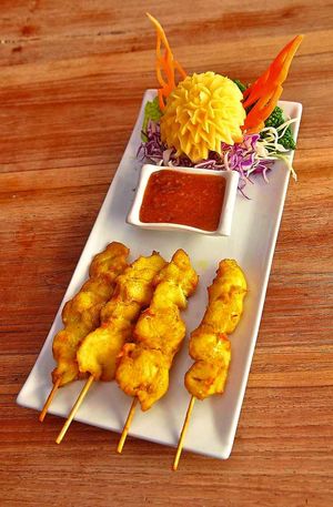 Go nuts for it – chicken satay
