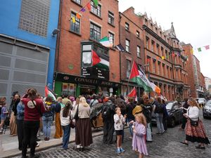 Supporting image for story: ‘They are turning him into a hero’: Kneecap solidarity gig held in Dublin