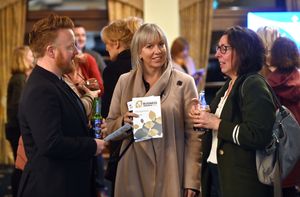 Rob Hughes and Dena Evans from Reech Marketing and Claire Critchell (Business Support Manager for Telford & Wrekin Council) 