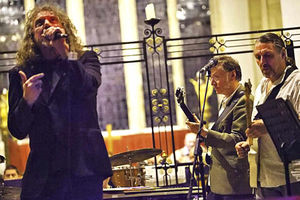 Supporting image for story: Led Zeppelin legend Robert Plant delights villagers with church performance