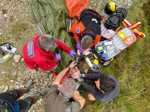 Supporting image for story: Rider John knows just how vital the air ambulance is after a fall