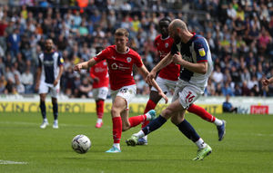 Matt Clarke of West Bromwich Albion scores a goal to make it 3-0 during the Sky Bet Championship match between West Bromwich Albion and Barnsley at The Hawthorns on May 7, 2022 in West Bromwich, England. (Photo by Adam Fradgley/West Bromwich Albion FC via Getty Images).