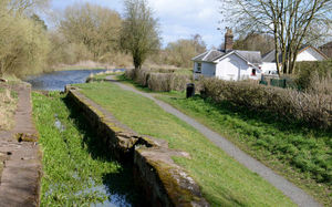 The former lock house built by Thomas Telford