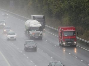 Supporting image for story: Storm Bronagh: Road and rail disruption as wind and rain hits West Midlands