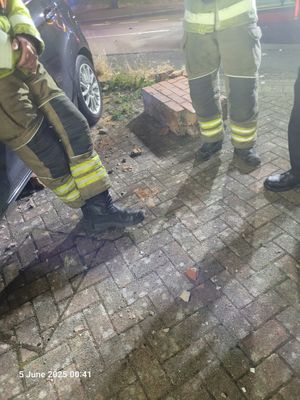 Firefighters attended from Dudley and Tipton station. Photo: Dudley Police