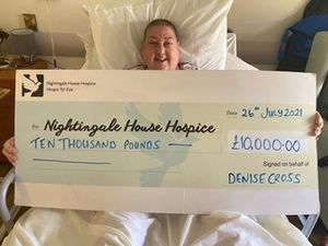 Supporting image for story: Denise doubles her fundraising target for hospice