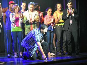 Supporting image for story: Jack seizes moment to propose on stage during Ghost