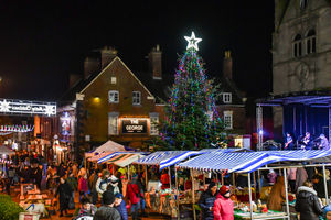 The streets were packed for Oswestry Christmas Live. Picture: Graham Mitchell.