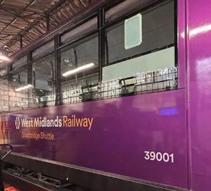 West Midlands Railway announced the new name of their second train car. Photo: West Midlands Railway