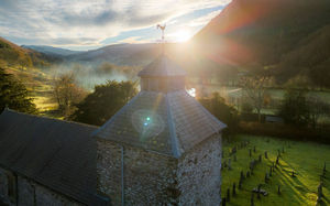 4.	The atmospheric St Melangell's Church 
