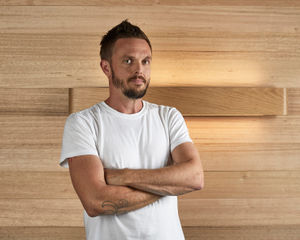 Australian-born land and light artist James Tapscott.