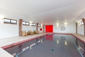 The swimming pool at Stoke Park. Picture: Rightmove/Savills.